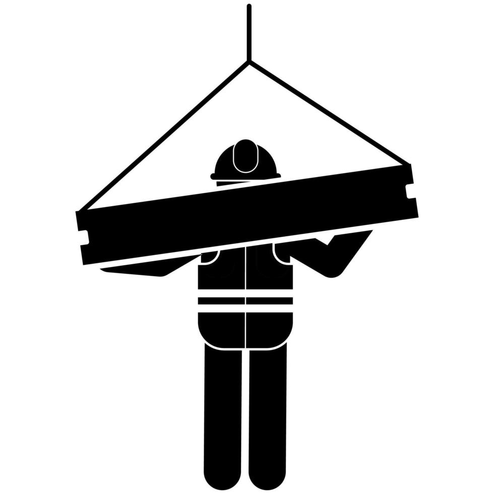 demolition. destruction. demolishing. demolishment.construction worker vector