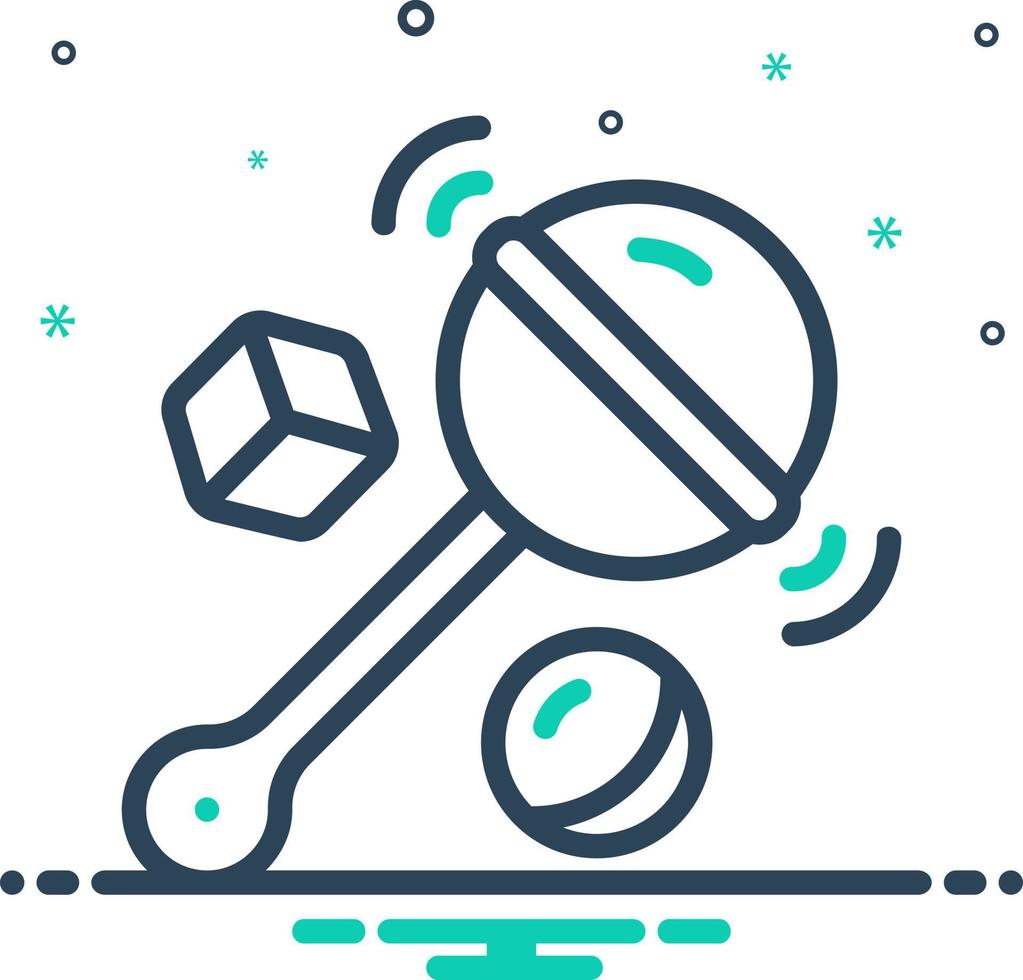 mix icon for toys vector