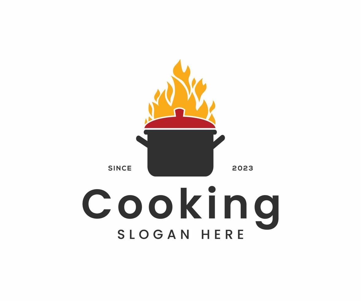 Cooking Logo Design. Icon or symbol for design menu restaurant. vector