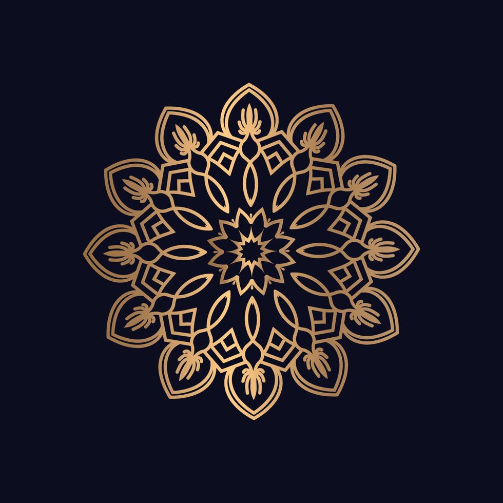 Luxury ornamental mandala design vector. vector