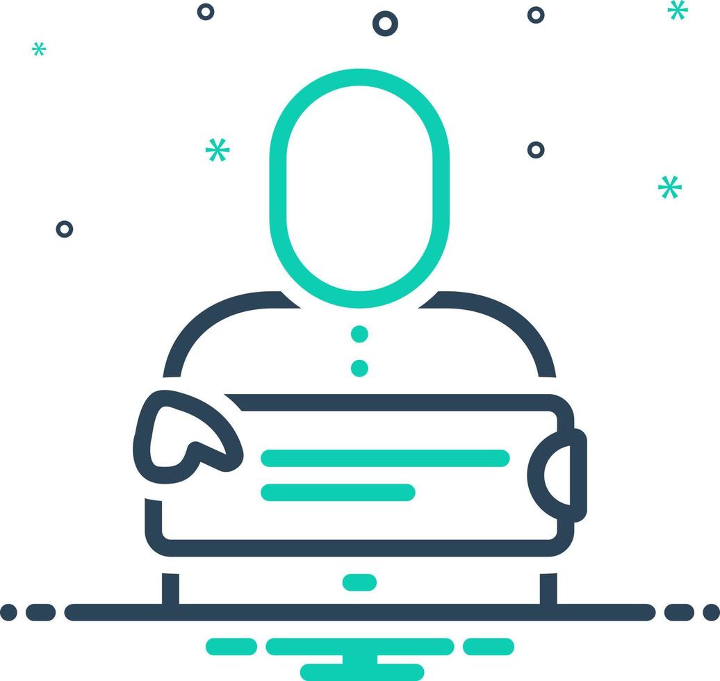 mix icon for name vector