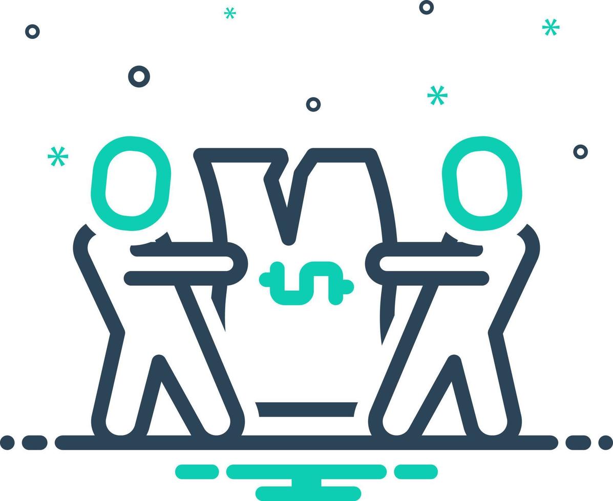 mix icon for liberal vector