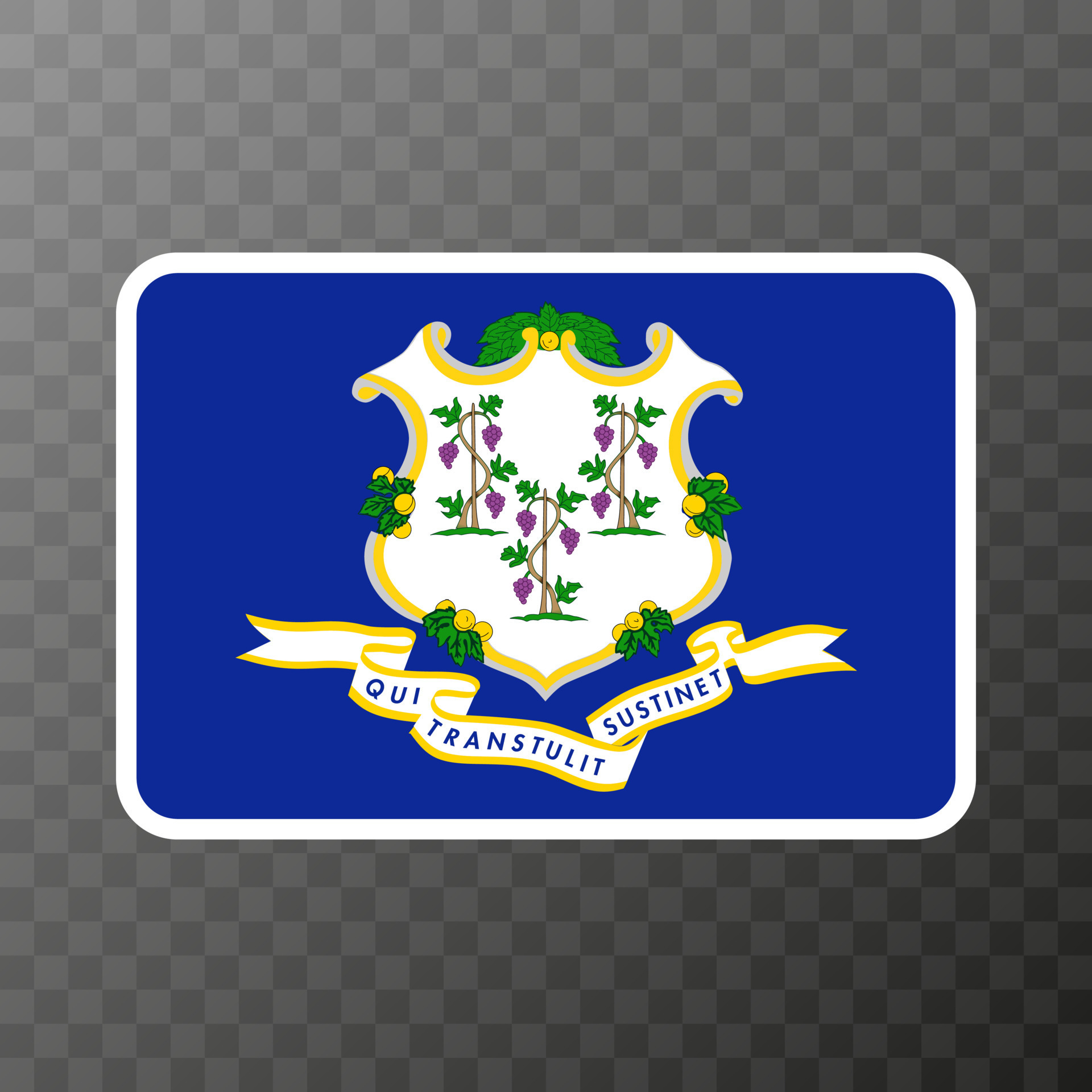 Connecticut state flag vector illustration 21554419 vector art at