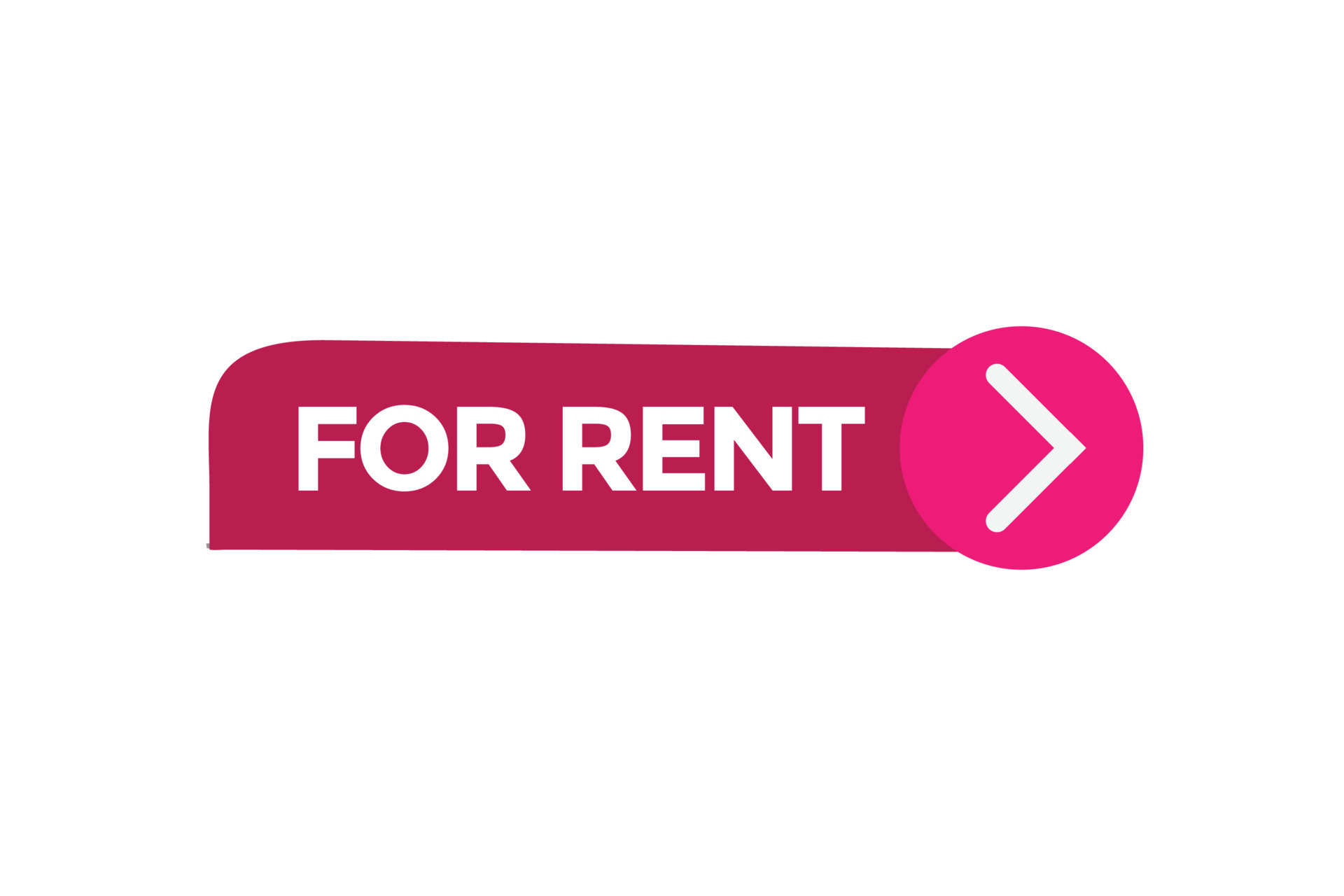 for rent vectors.sign label bubble speech for rent 21554511 Vector Art