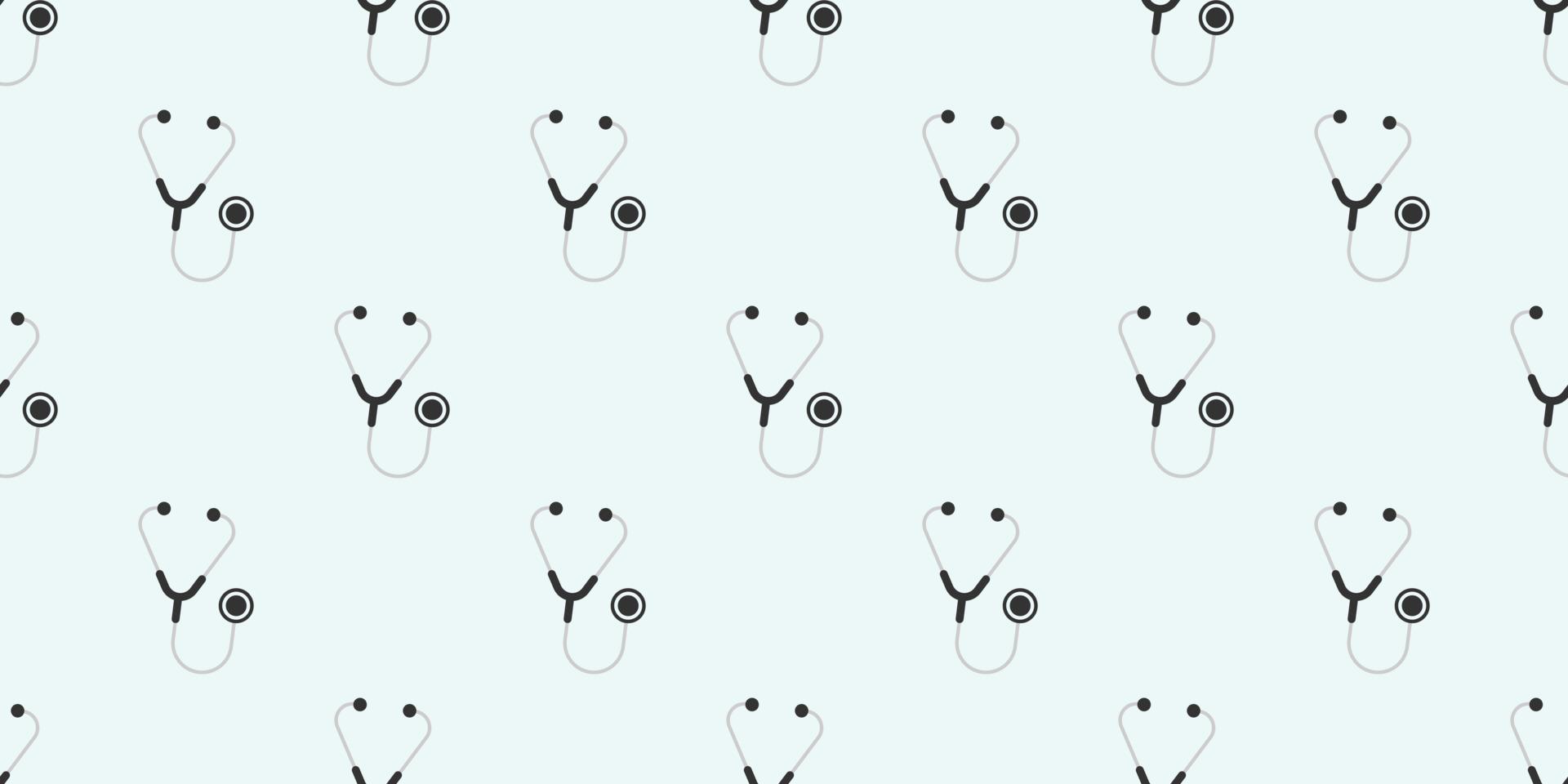 Stethoscope icon pattern. Vector illustration.