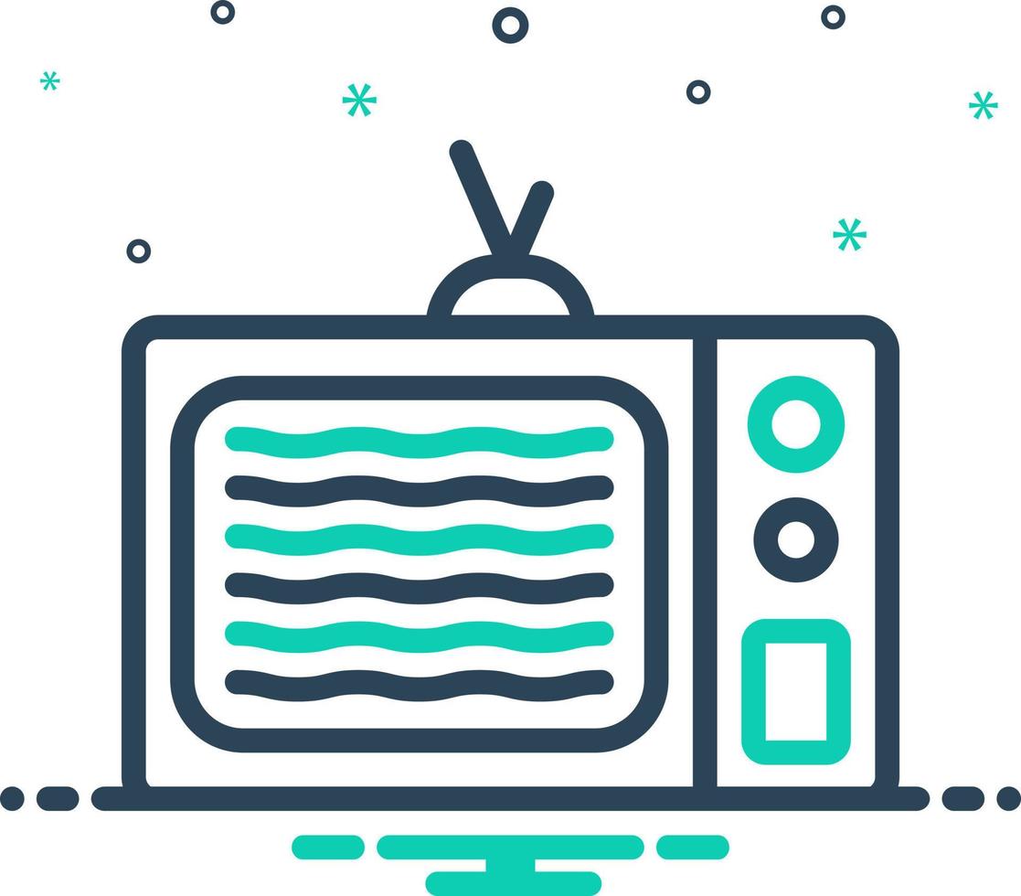 mix icon for interference vector