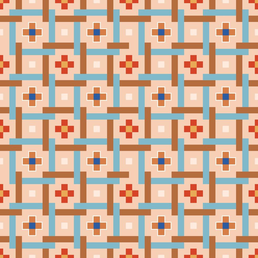 Abstract geometric seamless pattern vector