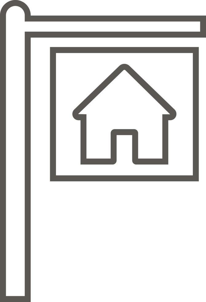 House for rent vector icon. Simple element illustration from map and navigation concept. House for rent vector icon. Real estate concept vector illustration.