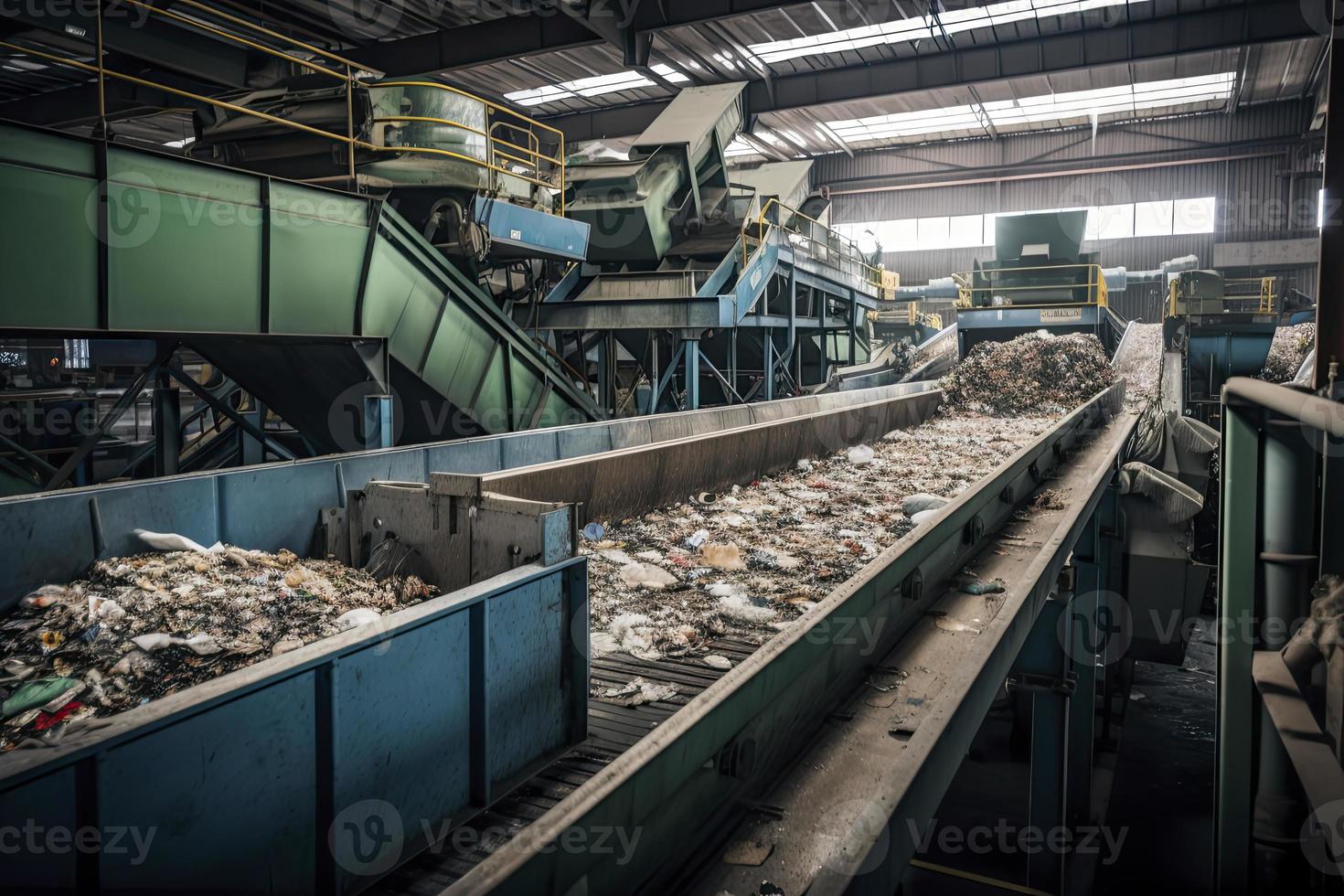 Garbage recycling plant photo