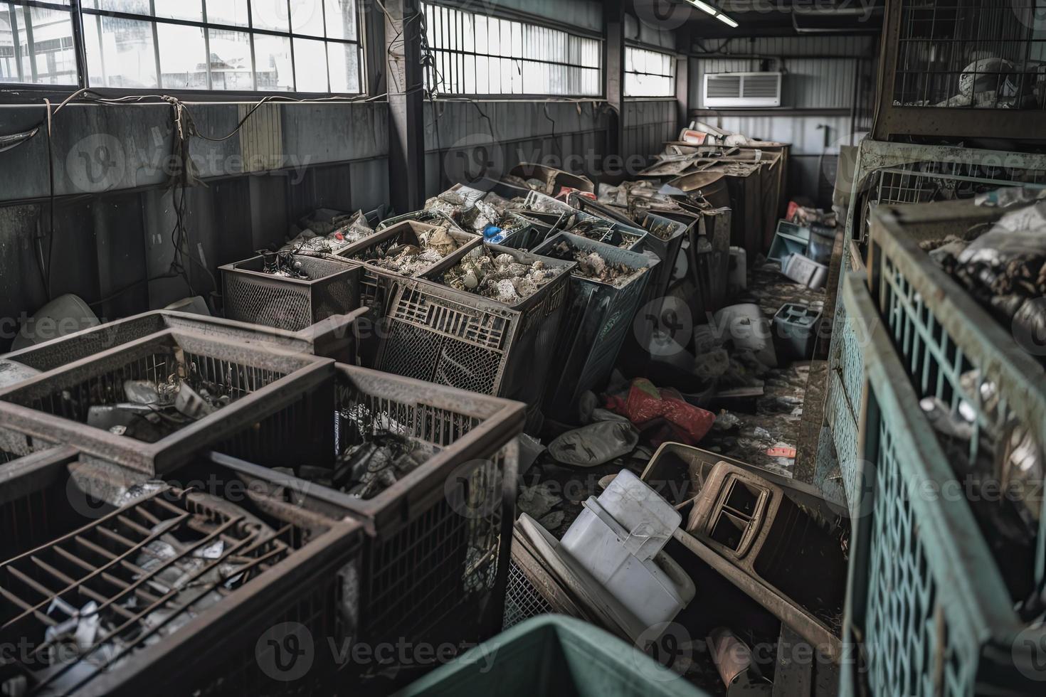 Garbage recycling plant photo