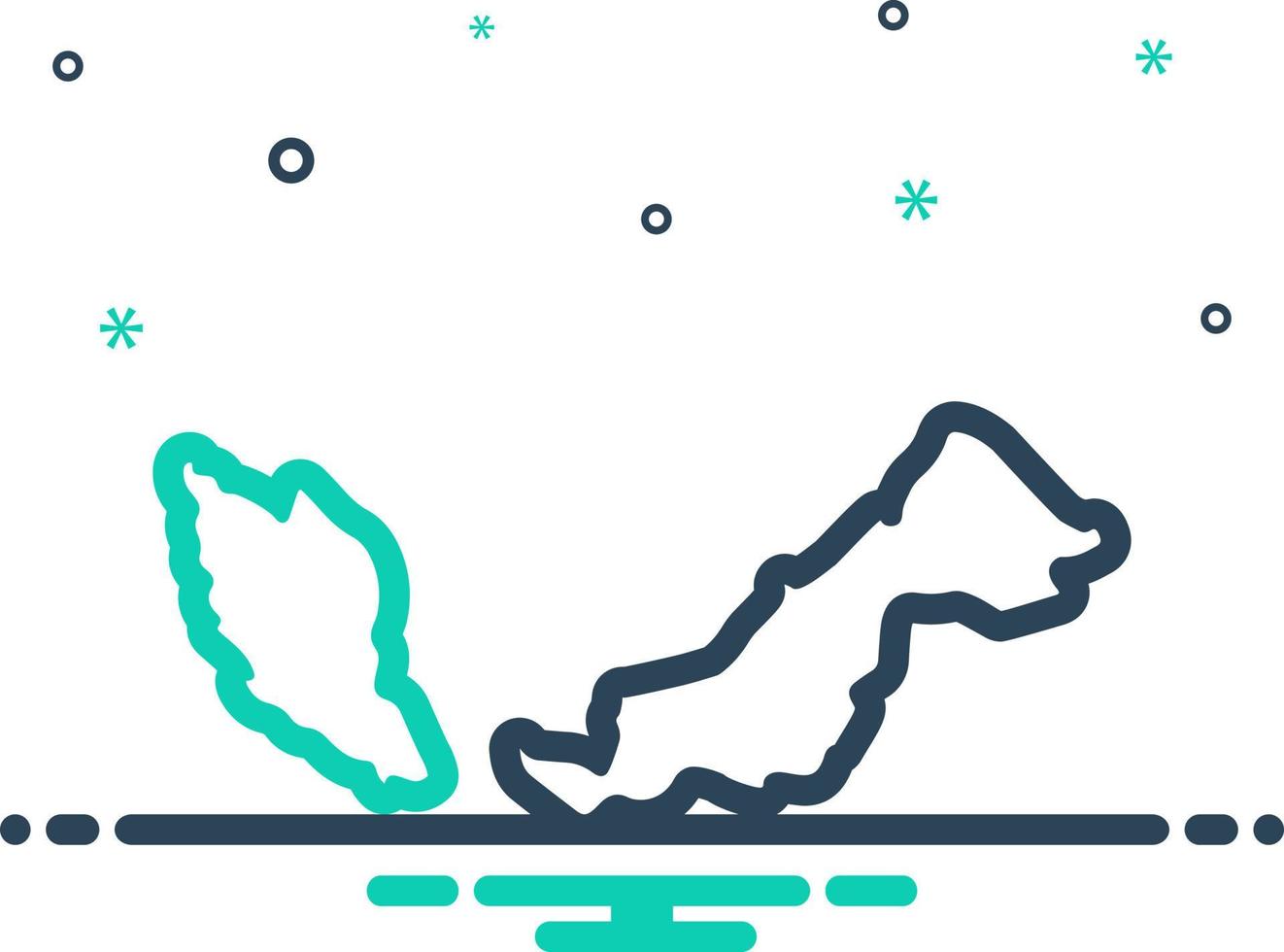 mix icon for malaysia vector