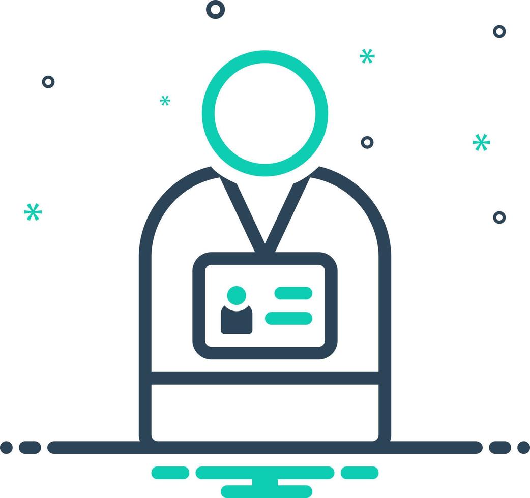 mix icon for name vector