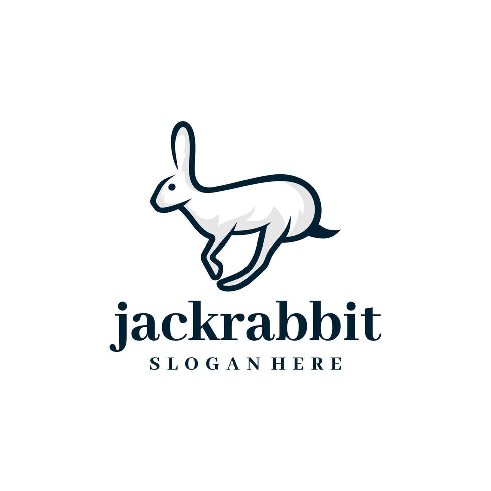 Jackrabbit logo diseño. increíble un moderno Jackrabbit logo. un Jackrabbit logotipo vector