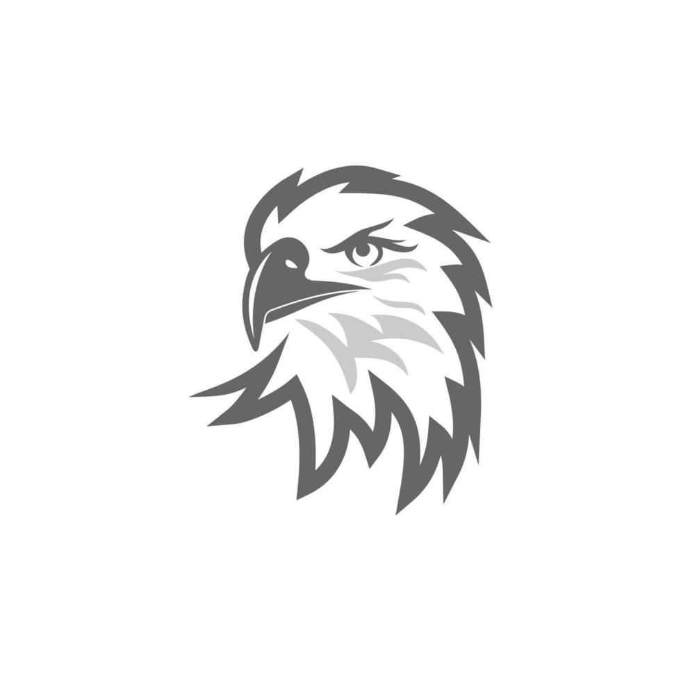 Bald eagle logo design template. Awesome a bald eagle logo. A bald eagle logotype. vector