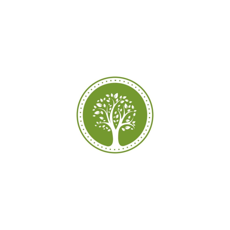 Trees logo design vector inspiration