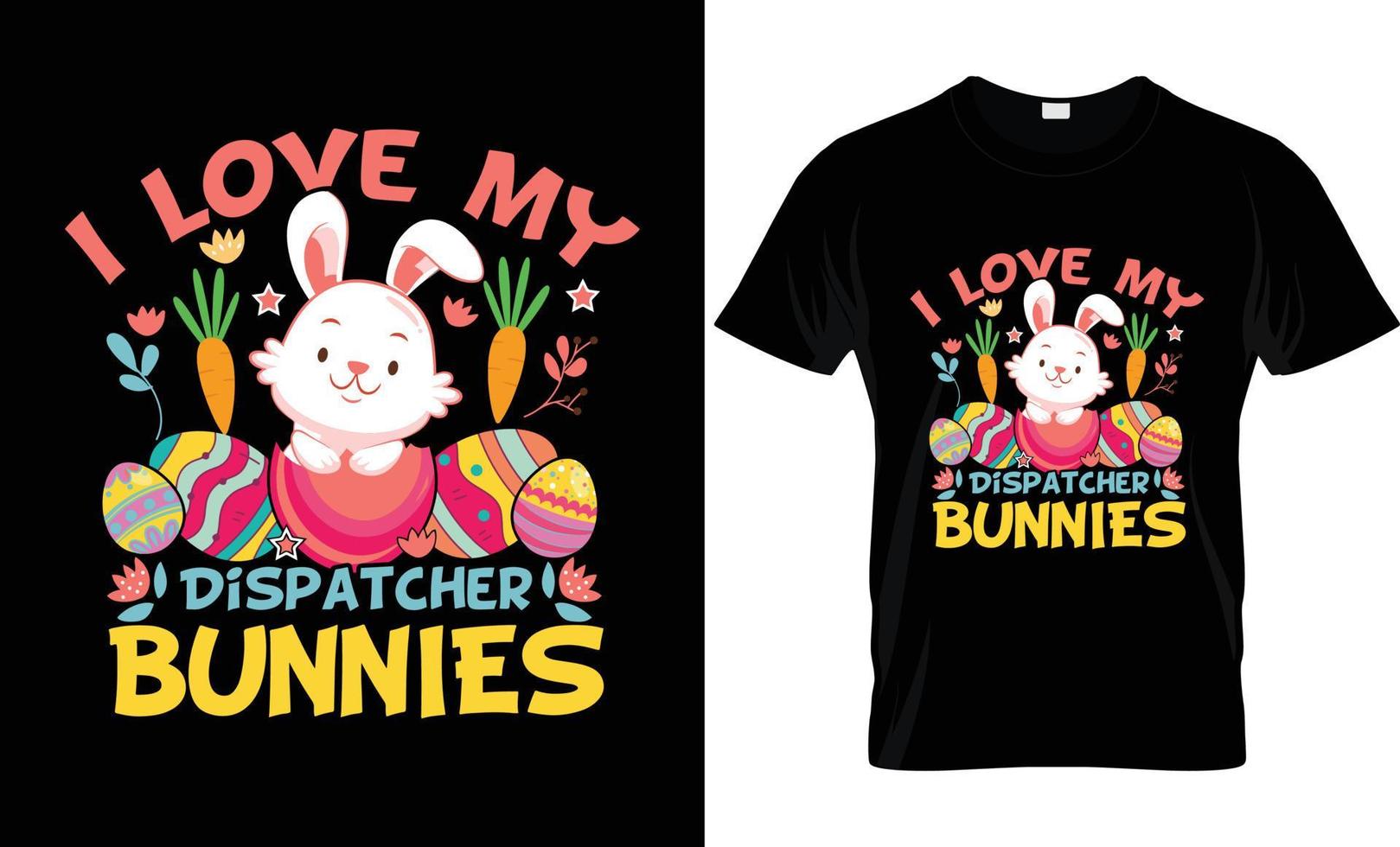 EASTER T - SHIRT DESIGN. vector