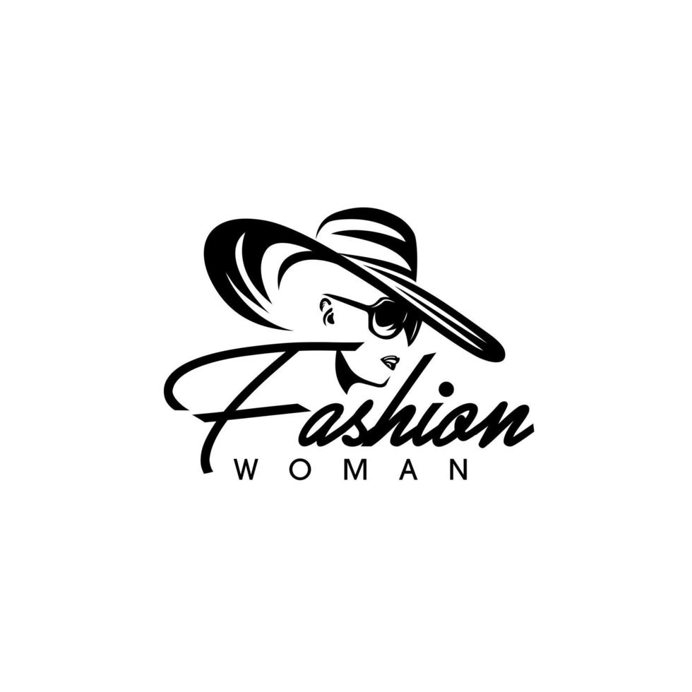 Fashion logo design. Awesome a fashion silhoutte. A fashion logotype ...