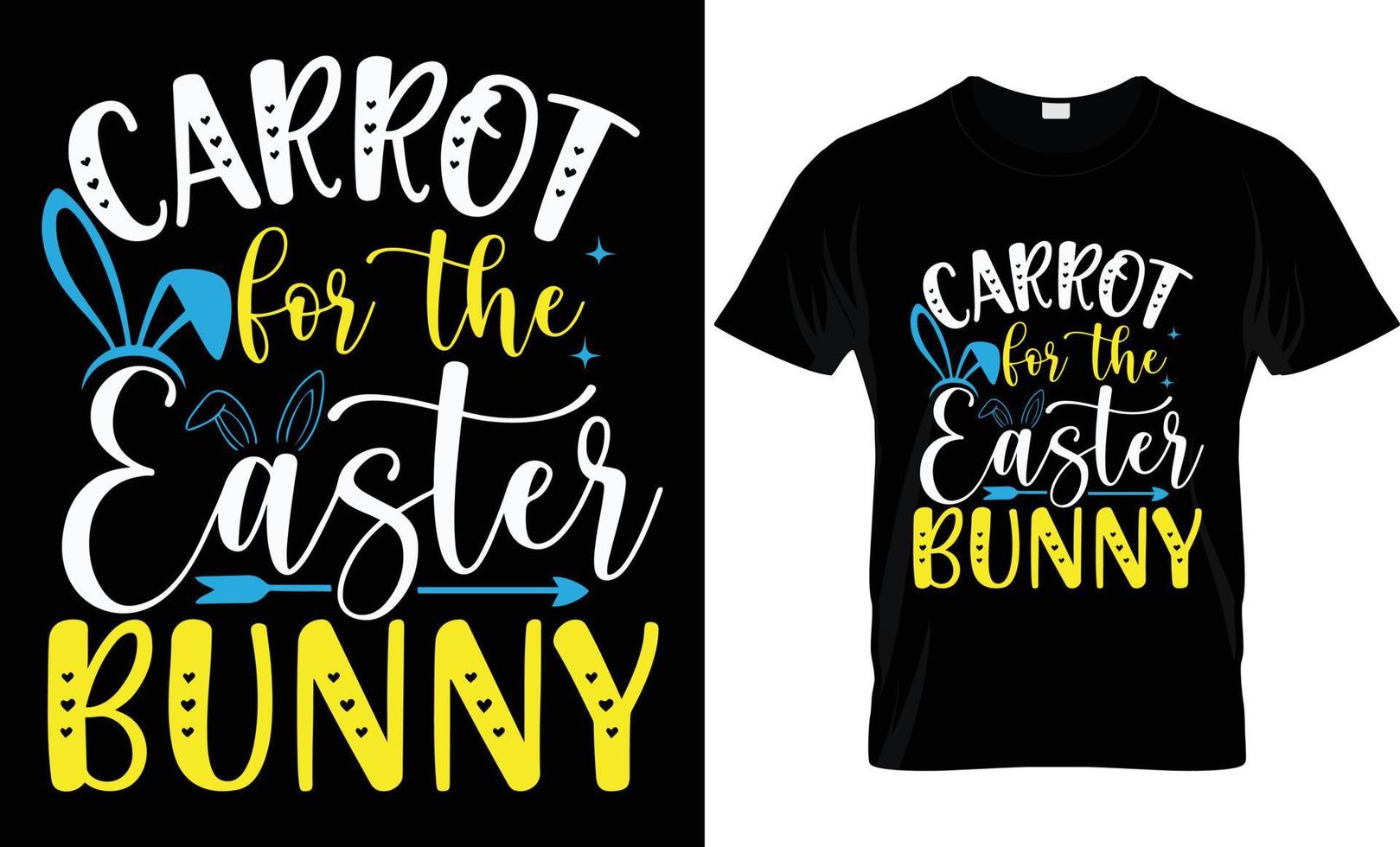 EASTER T - SHIRT DESIGN. vector