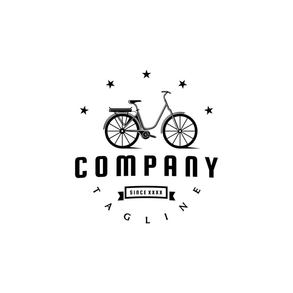 Bicylce electric logo design template. Awesome a bicylce electric silhoutte logo. A bicycle electric lineart logotype. vector