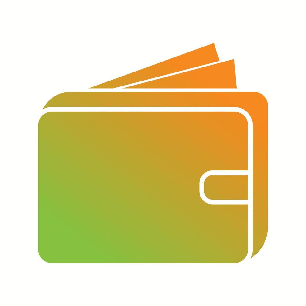 Beautiful Money in wallet Vector Glyph icon