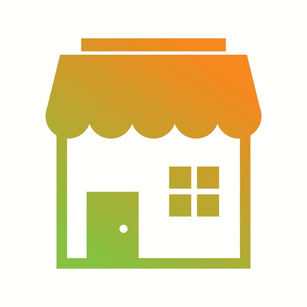 Beautiful Shop Vector Glyph icon