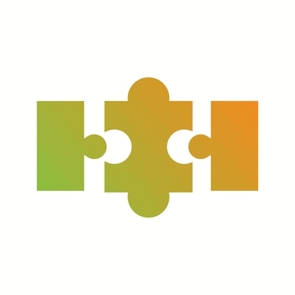 Beautiful Puzzle Vector Glyph icon