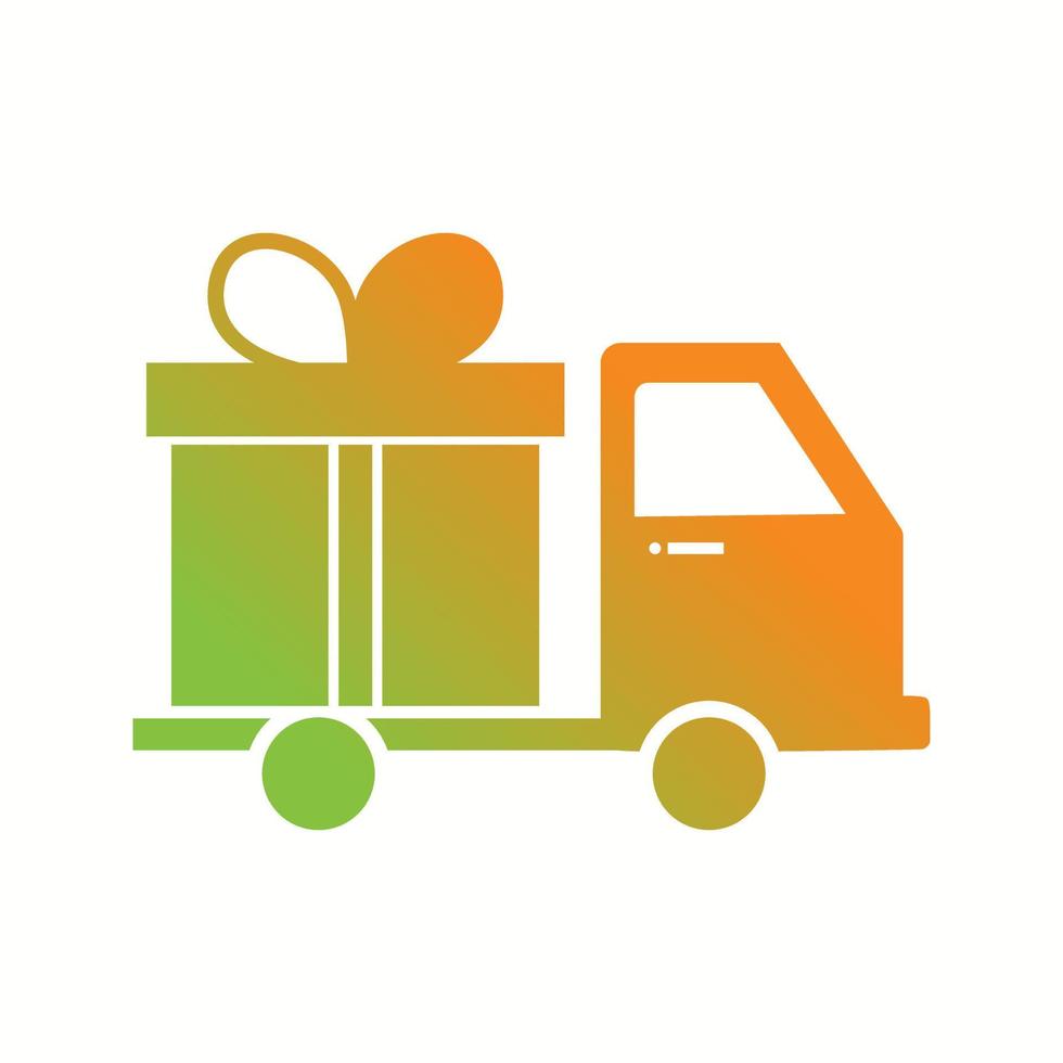Beautiful Delivery Vector Glyph icon