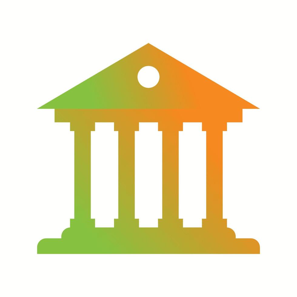 Beautiful Bank Vector Glyph icon