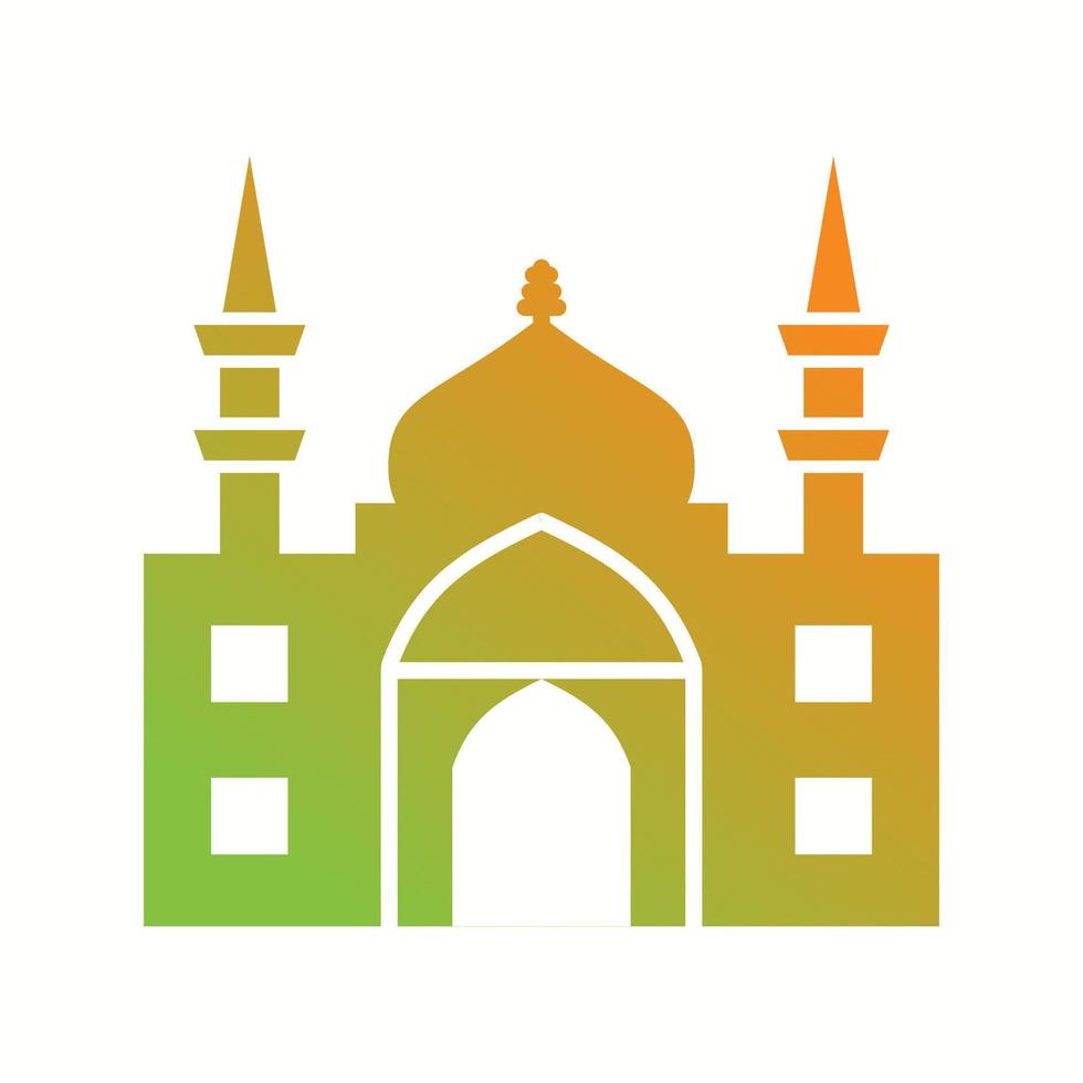 Beautiful Mosque Vector Glyph Icon