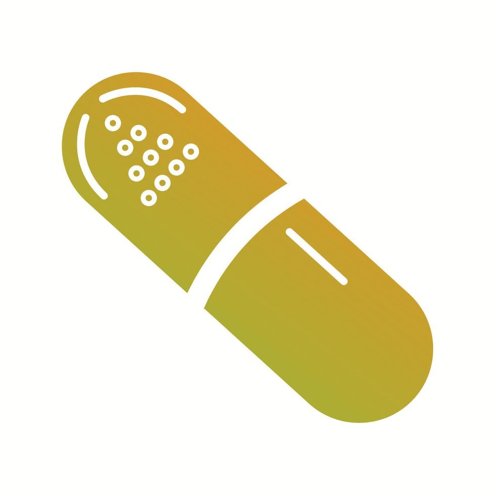 Beautiful Capsule Vector Glyph icon