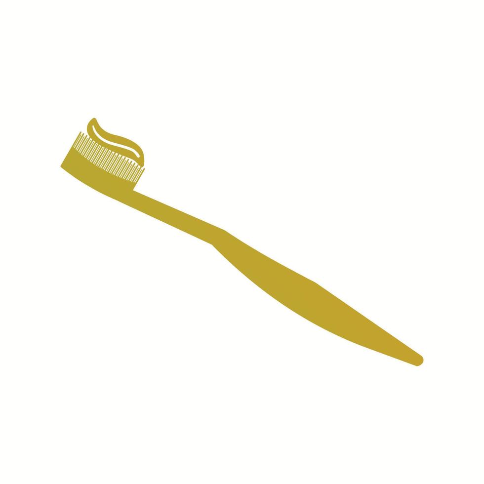 Beautiful toothbrush Vector Glyph icon