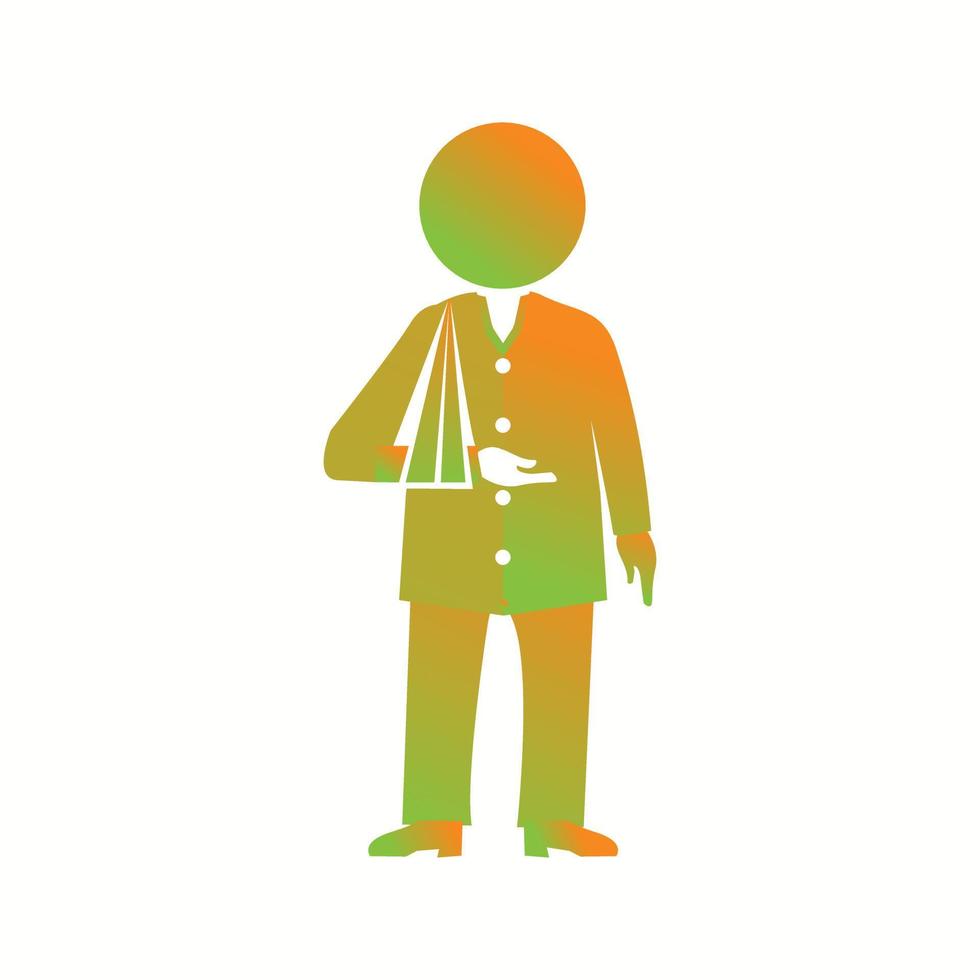 Beautiful Patient Vector Glyph icon