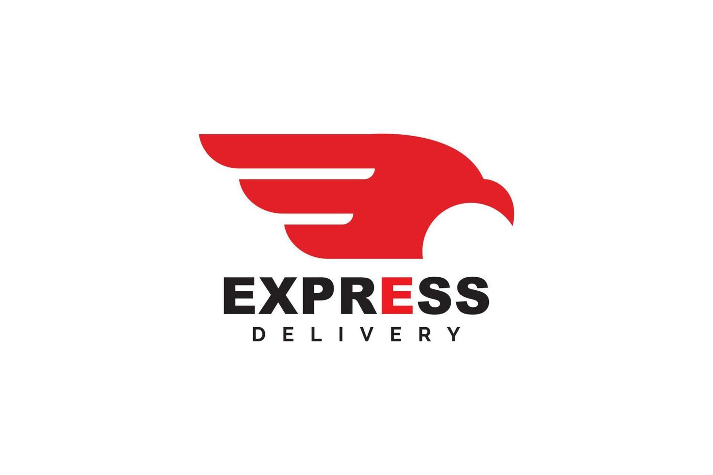 Express logo template design vector icon illustration