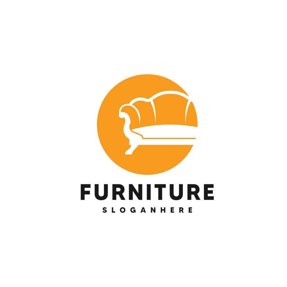 Furniture logo design template icon vector illustration