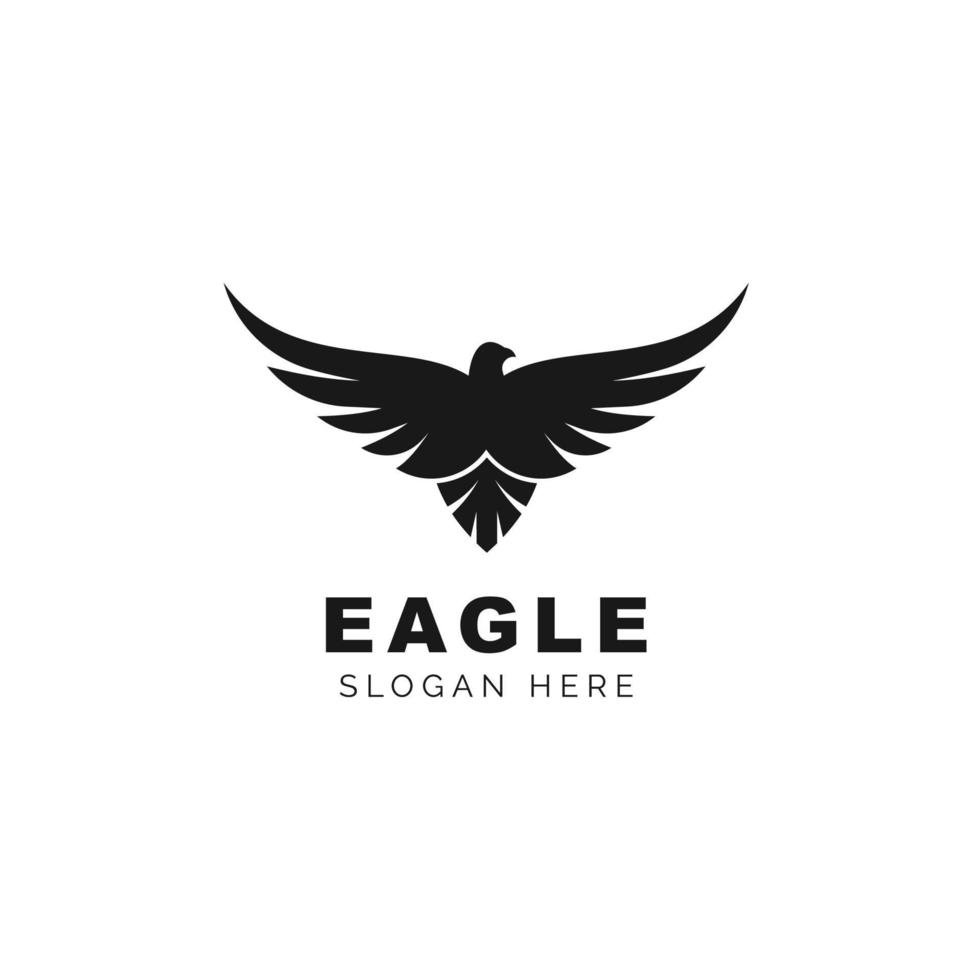 plantilla de logotipo de águila vector