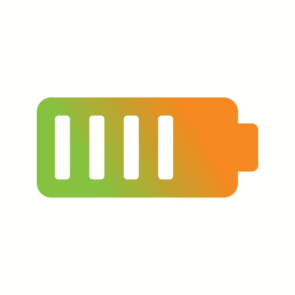 Beautiful Mobile Battery Glyph Vector Icon