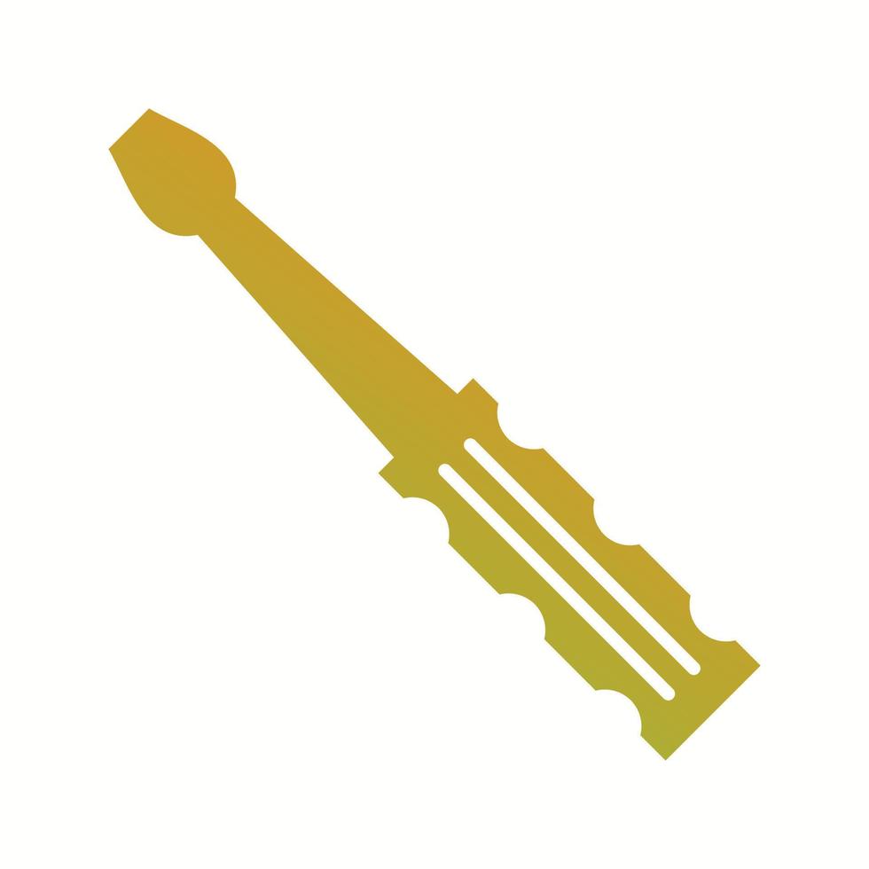 Beautiful Screwdriver Glyph Vector Icon