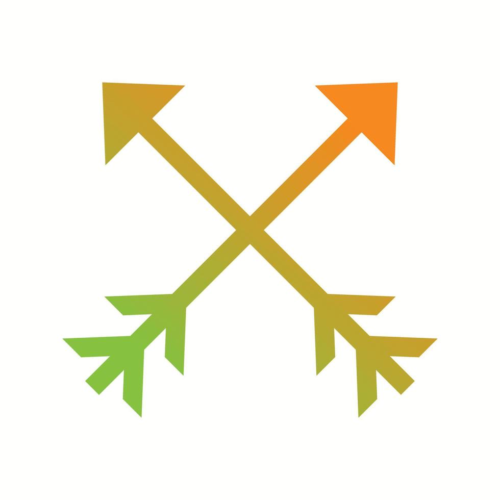 Beautiful Arrows Glyph Vector Icon