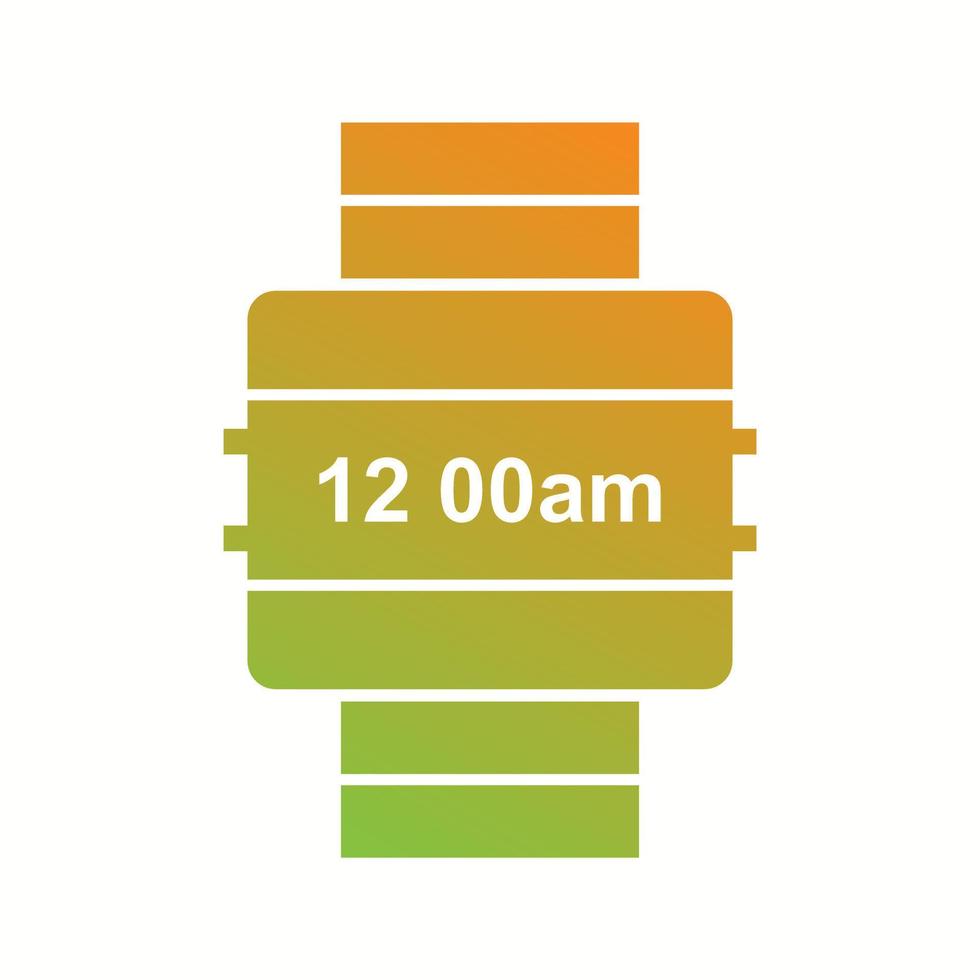 Beautiful Watch Glyph Vector Icon