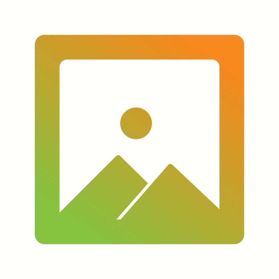 Beautiful Gallery Glyph Vector Icon