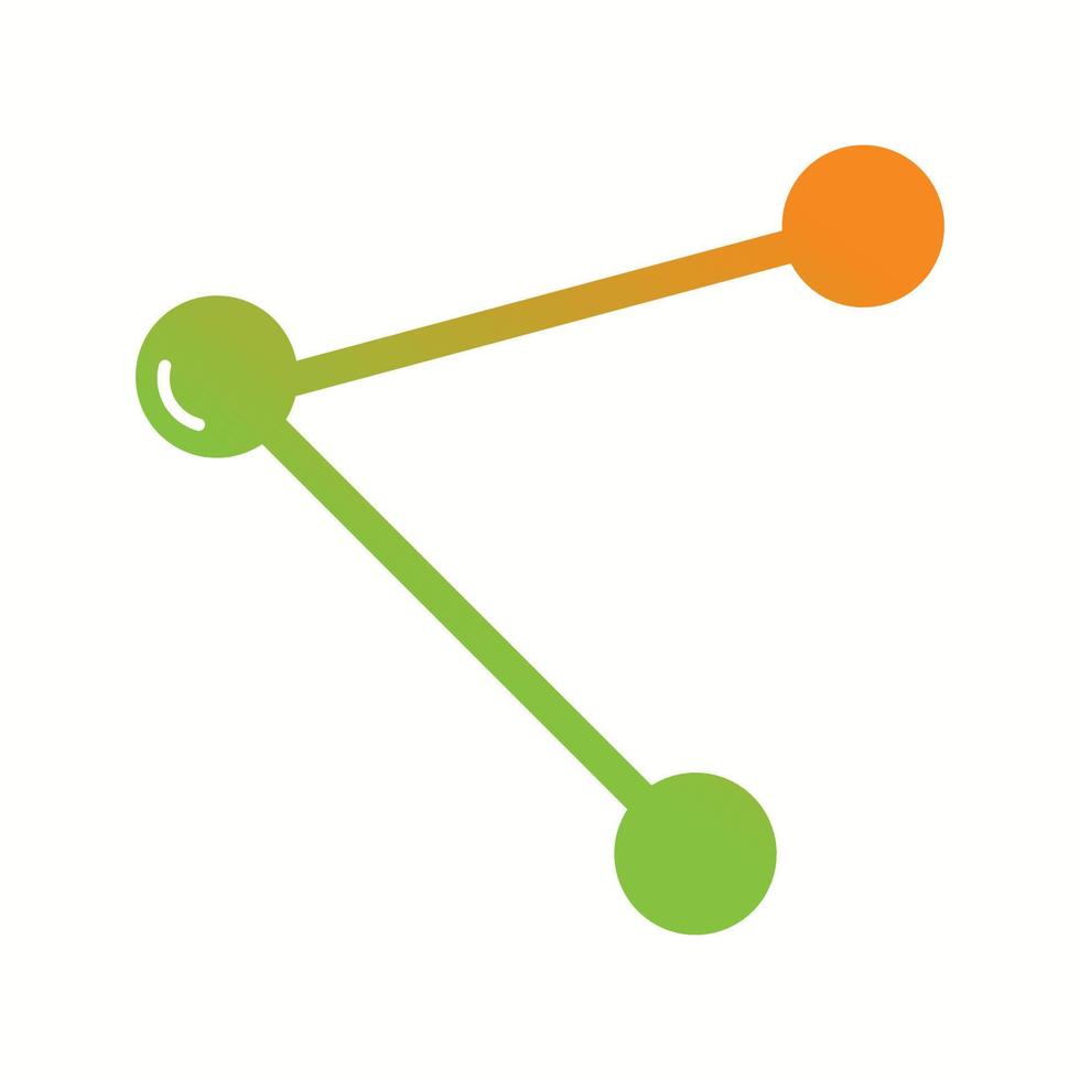 Beautiful Share Glyph Vector Icon
