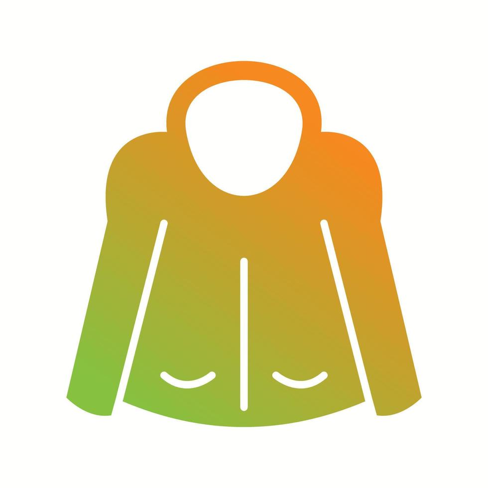 Beautiful Jacket Glyph Vector Icon
