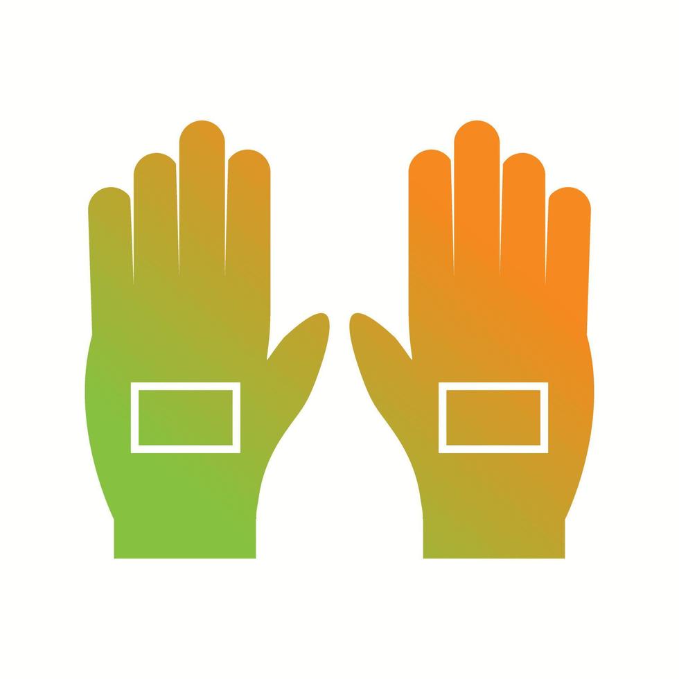 Beautiful Gloves Glyph Vector Icon