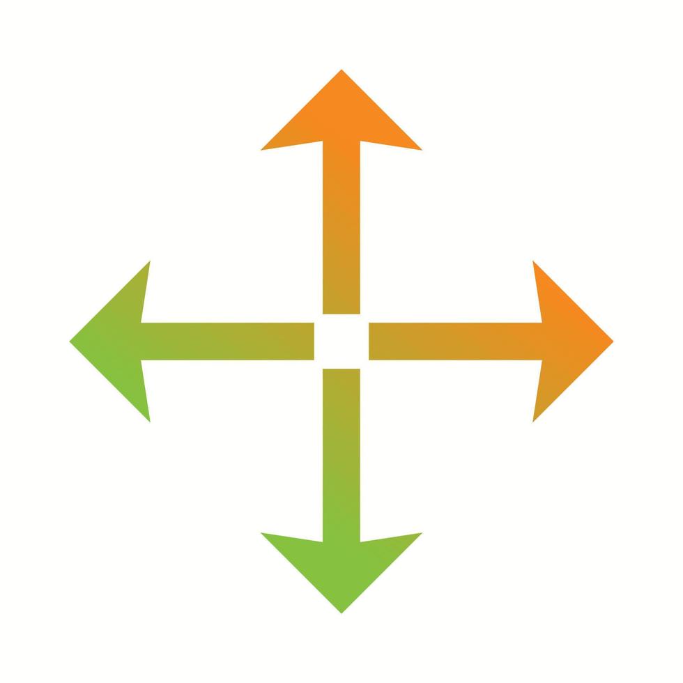 Beautiful Full screen arrow Glyph Vector Icon