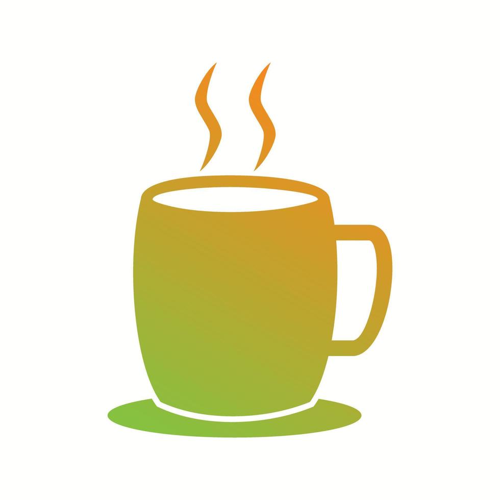 Beautiful Hot Tea Glyph Vector Icon