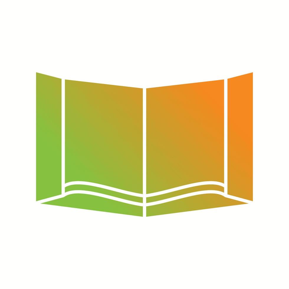 Beautiful Book Glyph Vector Icon