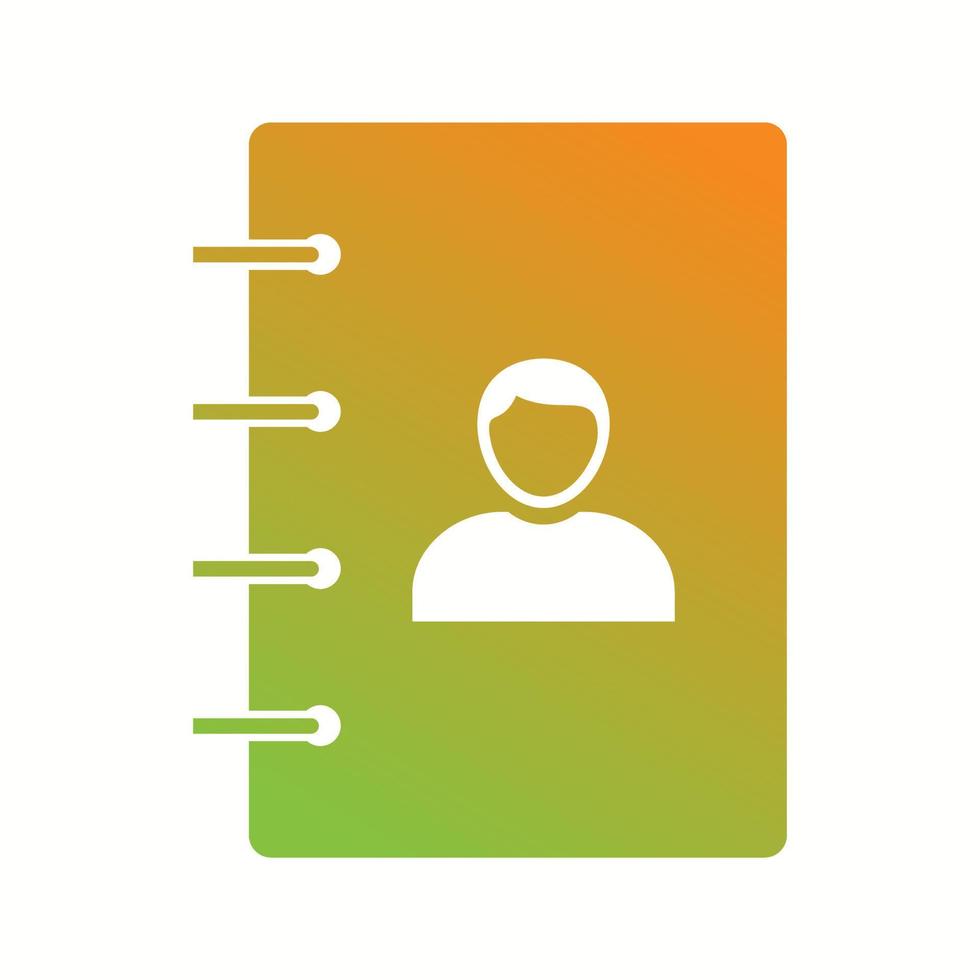 Beautiful Contacts Glyph Vector Icon