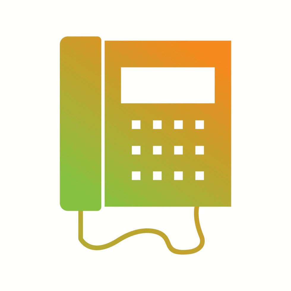 Beautiful Phone Glyph Vector Icon