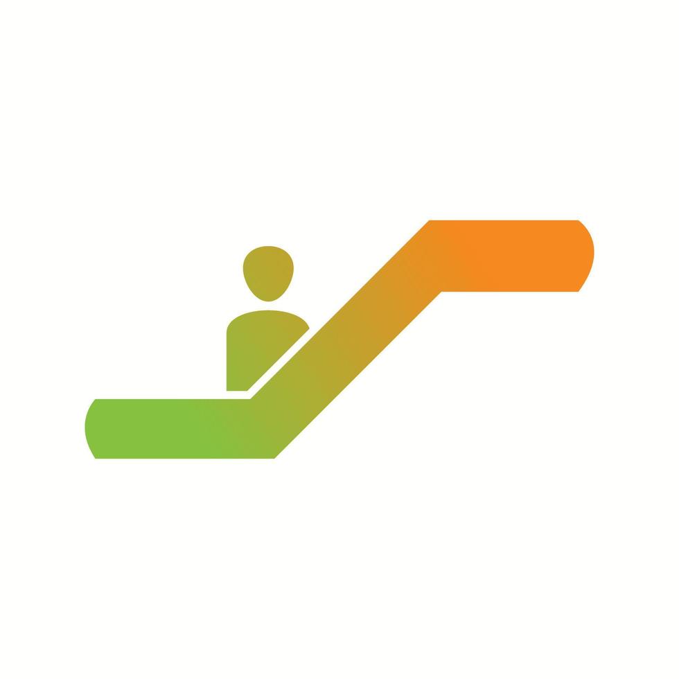 Beautiful escalator Glyph Vector Icon