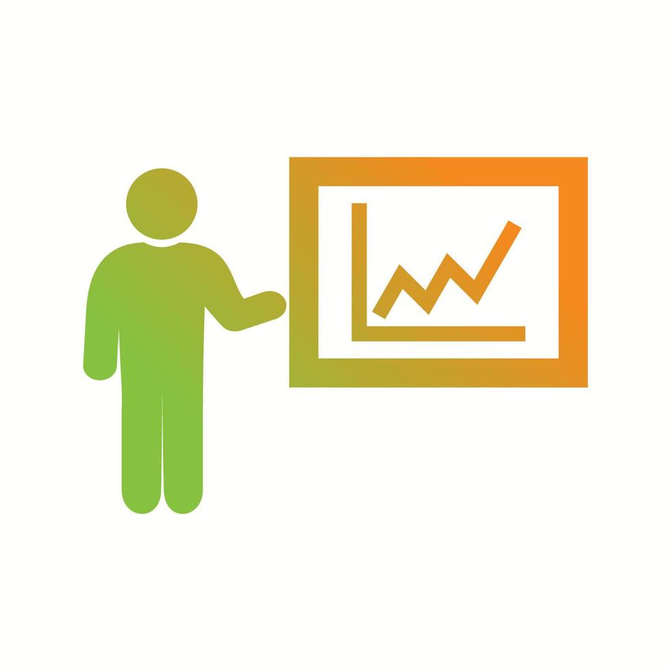 Beautiful Presentation Glyph Vector Icon